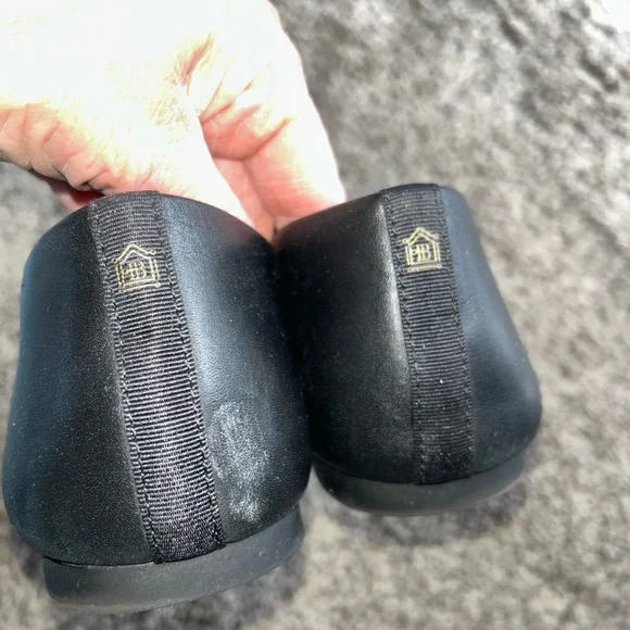 Birdies Flats Womens Size 9 The Starling Loafer Black Leather Round Toe Slip On - Picture 4 of 10